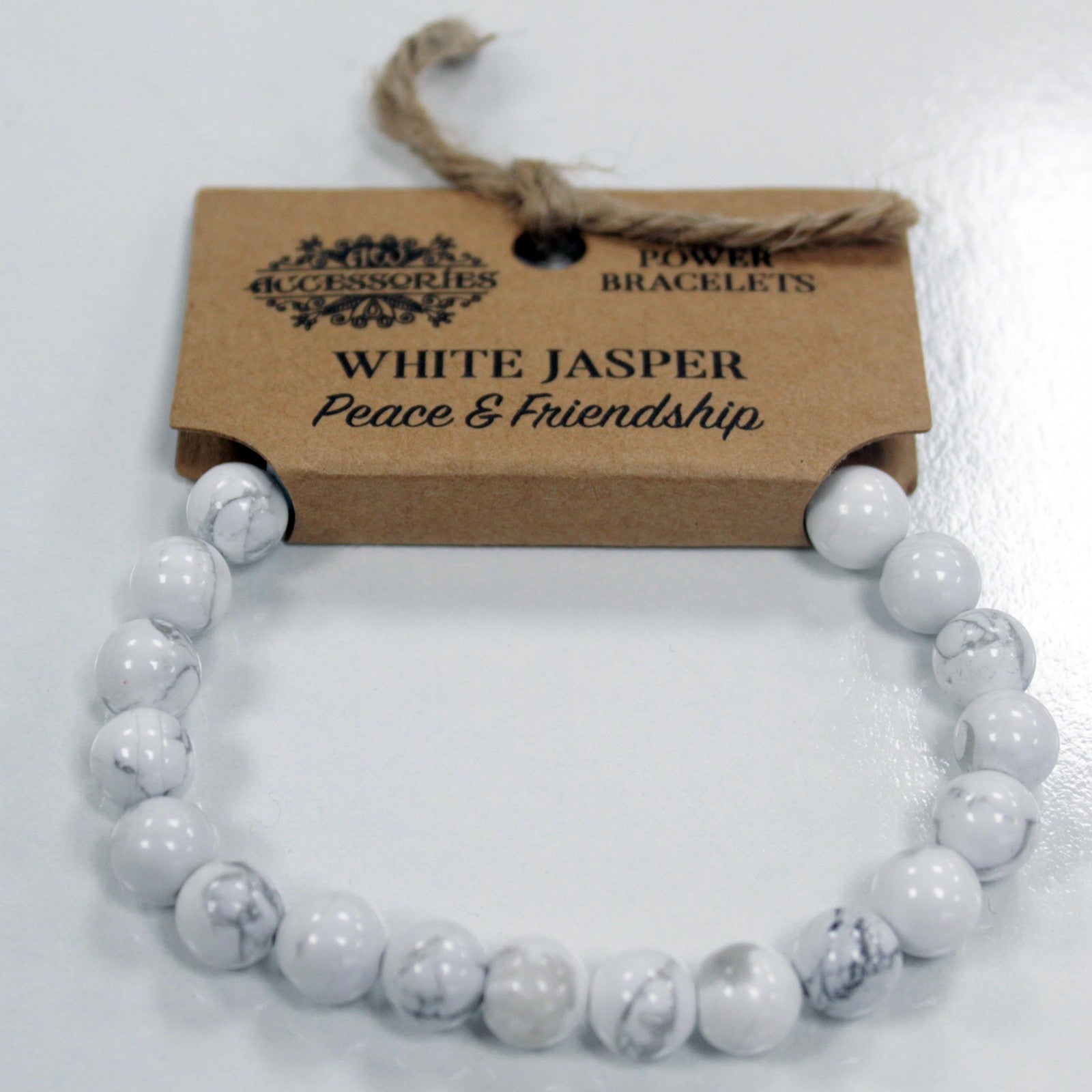 Power Bracelet - White Jasper - Hira Online
