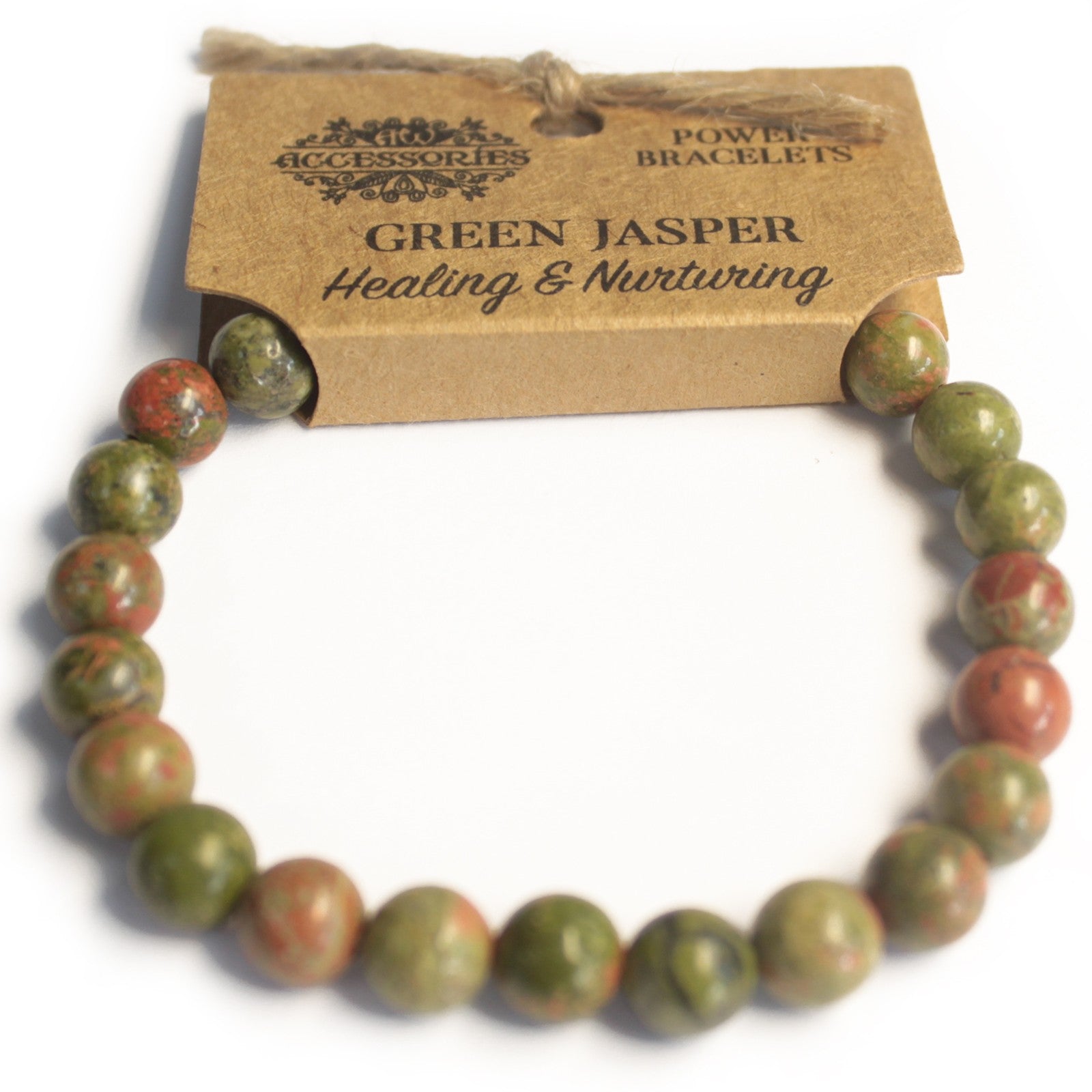 Power Bracelet - Green Jasper - Hira Online