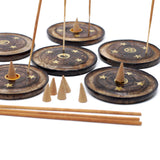 Cone & Stick Burner - Mango Wood Disc 10cm - Hira Online