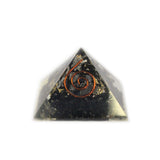 Med Orgonite Pyramid 60mm Gemchips, Copper, Turtle