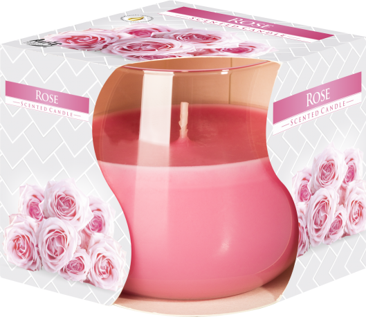 Scented Glass Jar Candle - Rose - Hira Online