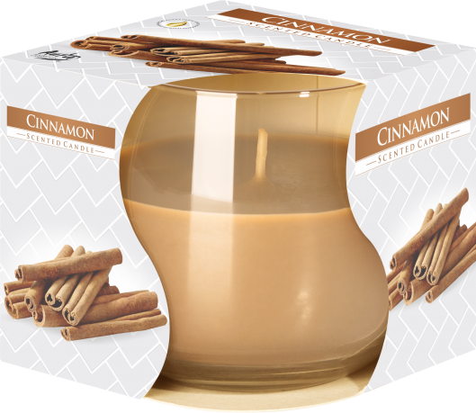 Scented Glass Jar Candle - Cinnamon - Hira Online