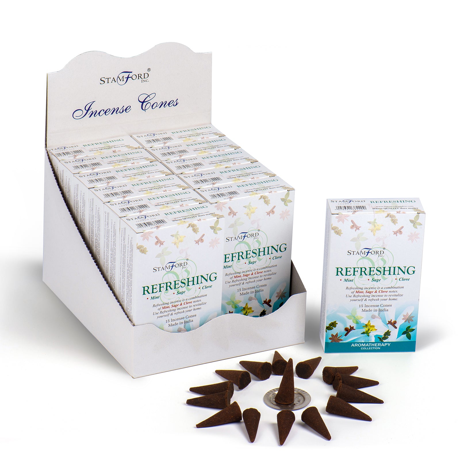 Stamford Premium Incense Cones - Refreshing - Hira Online