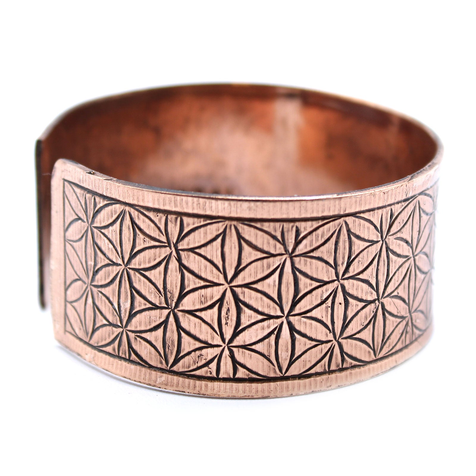 Copper Tibetan Bracelet - Flower of Life - Hira Online
