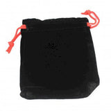 Quality Velvet Pouch - Black 10x12cm