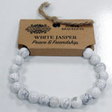 Power Bracelet - White Jasper - Hira Online