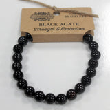 Power Bracelet - Black Agate - Hira Online