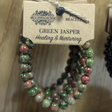 Power Bracelet - Green Jasper - Hira Online