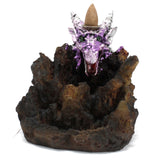 Purple Dragon LED Back Flow Incense Burner - Hira Online