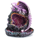 Crystal Cave Purple Dragon LED Back Flow Incense Burner - Hira Online