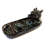 Back Flow Incense Burner - Dragon in Mountain