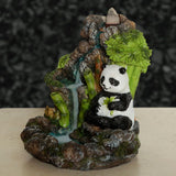 Bamboo Waterfall Panda Back Flow Incense Burner - Hira Online