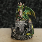 Dragons Castle Triple Back Flow Incense Burner - Hira Online