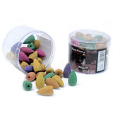 Tub of Assorted Back Flow Incense Cones (aprox 45) - Hira Online