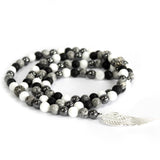 Angel Wing / Grey Agate - Gemstone Necklace - Hira Online