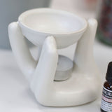 Helping Hand Oil Burner - White - Hira Online