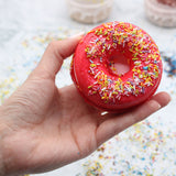 Donut Bath Fizzers – Raspberry Bath Donuts