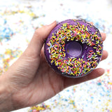 Donut Bath Fizzers – Blackberry and Almond Bath Donuts