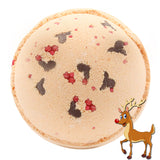 Reindeer and Red Nose Bath Bomb - Toffee & Caramel - Hira Online