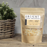 Himalayan Bath Salt Blend 500g - Energise: Lemon, Ginger & Orange Essential Oils + Avocado Oil - Hira Online