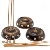 Cone & Stick Burner- Assorted Design - Mango Wood - Hira Online