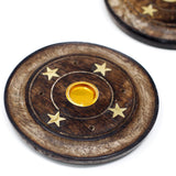 Cone & Stick Burner - Mango Wood Disc 10cm - Hira Online