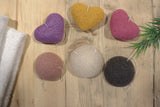 Konjac Heart Sponge - Lavender - Hira Online