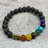 Lava Stone Bracelet - Elephant Chakra - Hira Online