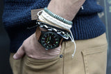 Mens Bracelet Sets - Metal & Leather (asst) - Hira Online