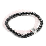 Magnetic Gemstone Bracelet - Rose Quartz - Hira Online