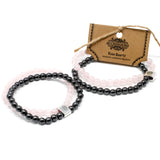 Magnetic Gemstone Bracelet - Rose Quartz - Hira Online