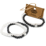 Magnetic Gemstone Bracelet - Rock Quartz - Hira Online