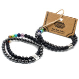 Magnetic Gemstone Bracelet - Black Stone Chakra - Hira Online