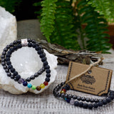 Magnetic Gemstone Bracelet - Black Stone Chakra - Hira Online