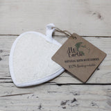 Natural Loofah Body Scrubs - Heart - Hira Online