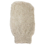 Luxury Scrubs & Sponges - Snug Jute Mix Mitt - Cream