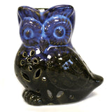 Classic Rustic Oil Burner - Owl Side-on (assorted) - Hira Online
