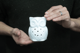 Classic White Oil Burner - Tall Owl - Hira Online