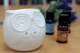 Classic White Oil Burner - Short Owl - Hira Online