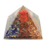 Lrg Orgonite Pyramid 70mm - Ganesh - Hira Online