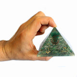 Lrg Orgonite Pyramid 70mm - Angel - Hira Online