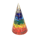 Orgonite Cone - 80mm - Multichip