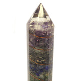 Orgonite Power Wand 15cm Copper & Gemchips - Hira Online