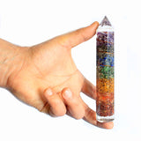 Orgonite Power Wand 15cm Copper & Gemchips - Hira Online