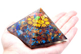 Orgonite Pyramid - Om Chakra - 70 mm - Hira Online