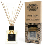 200ml Lime & Ginger Essential Oil Reed Diffuser - Hira Online