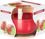 Scented Glass Jar Candle - Strawberry