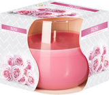 Scented Glass Jar Candle - Rose