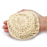 Sisal Sponge and Scrub - Soft Round Exfoliating Cushion - Hira Online