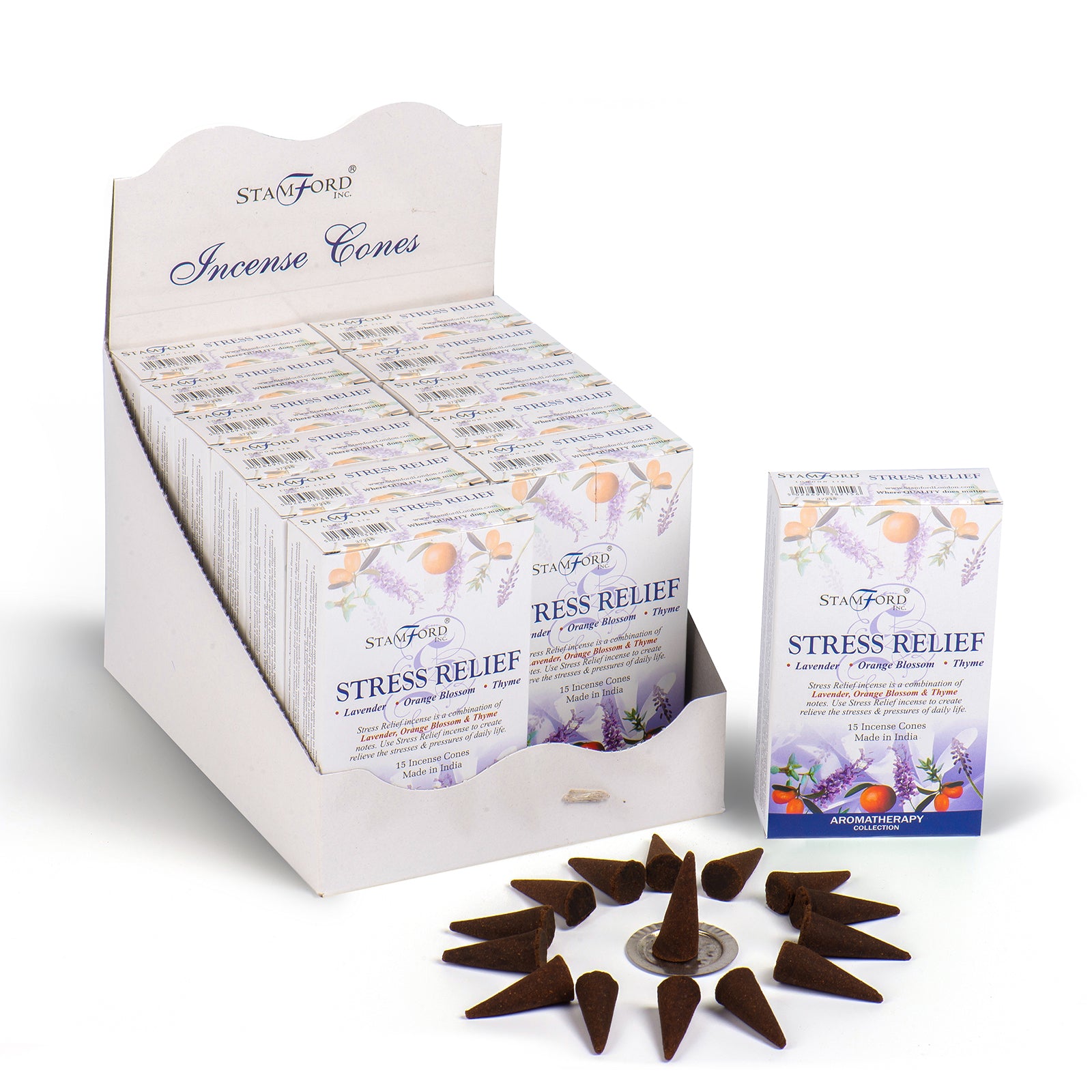 Stamford Premium Incense Cones - Stress Relief - Hira Online